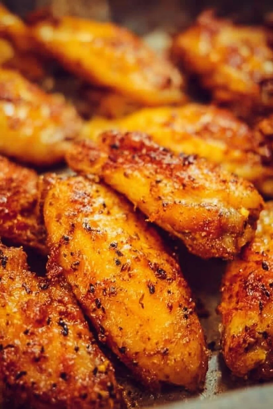 Crispy Chicken Wings 2 Delicious crispy chicken wings served with dipping sauce