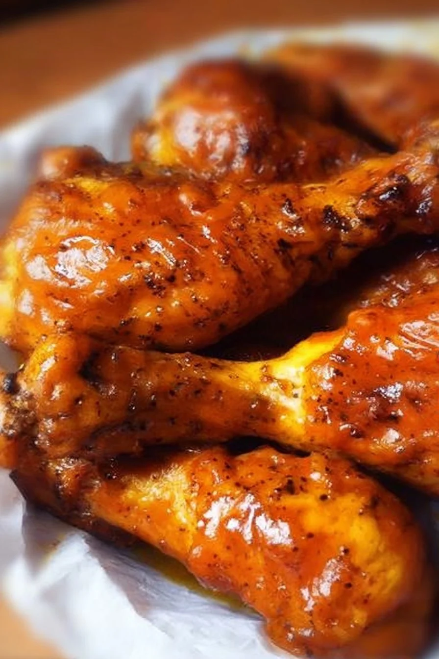 Crockpot BBQ Chicken Legs 2 Crockpot BBQ Chicken Legs cooked to perfection with tangy sauce
