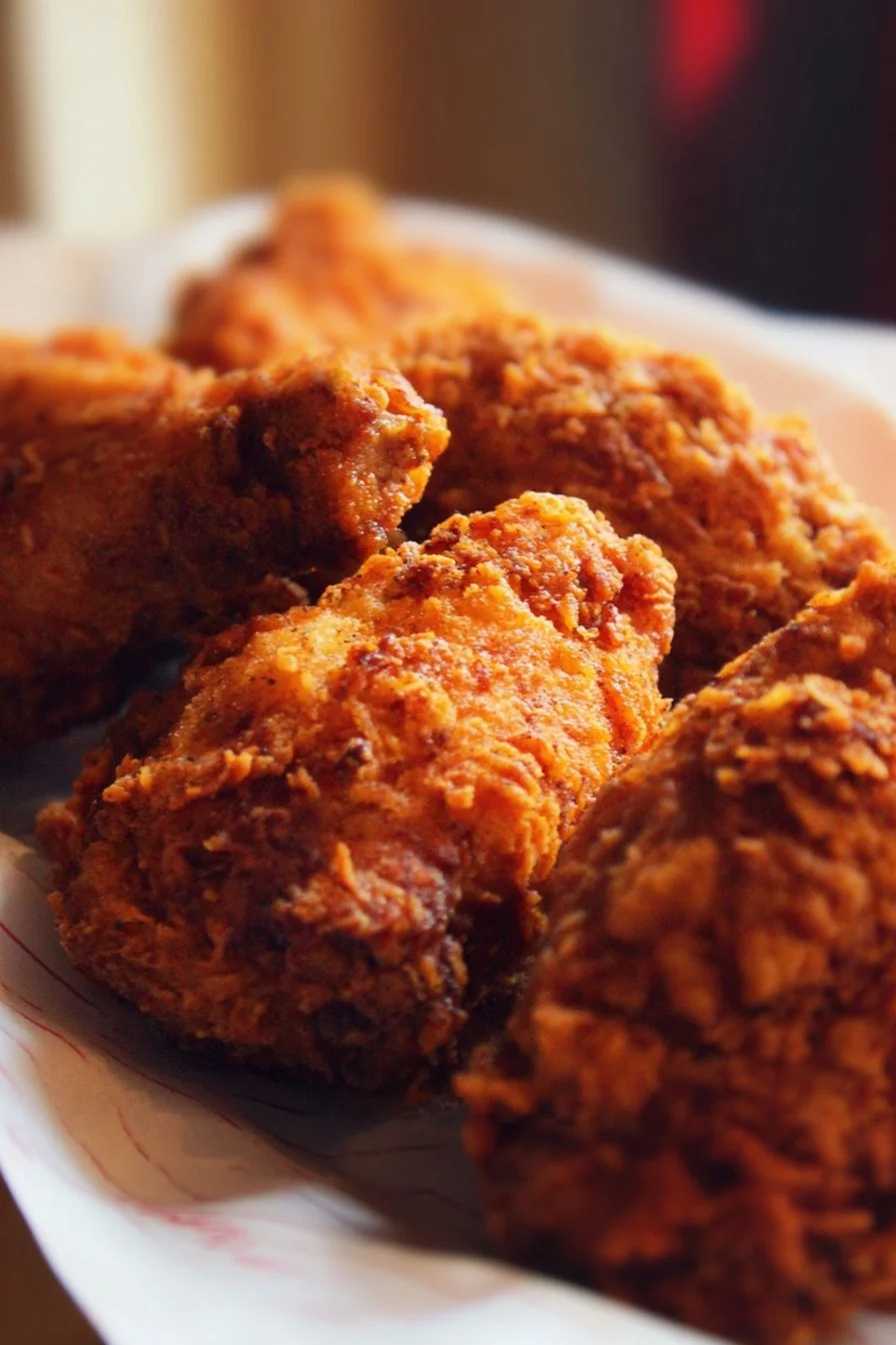Healthy copycat recipe for Southern fried chicken inspired by KFC.