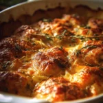 Delicious rotisserie chicken casserole ready to serve