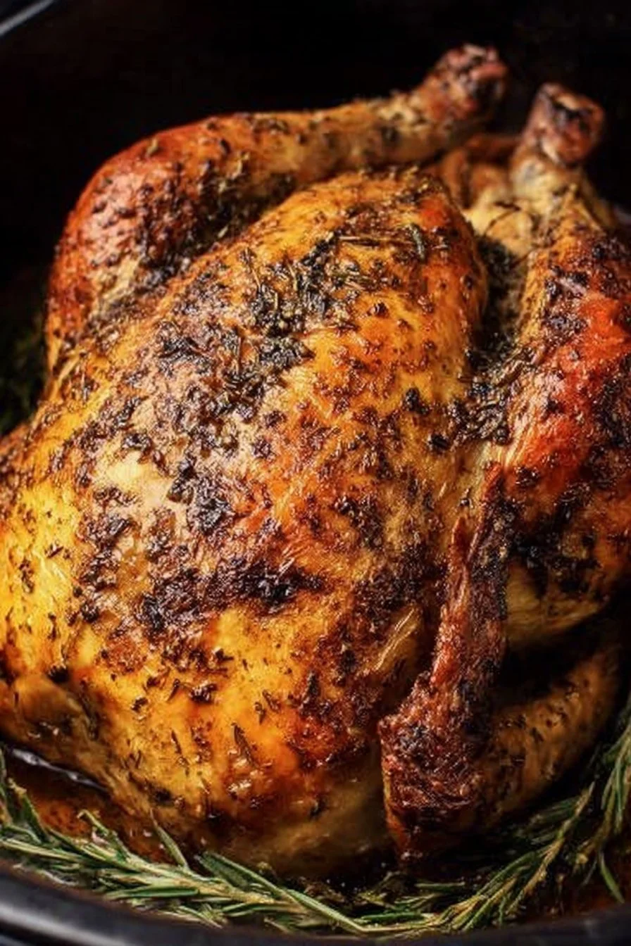 Slow Cooker Whole Chicken Recipe