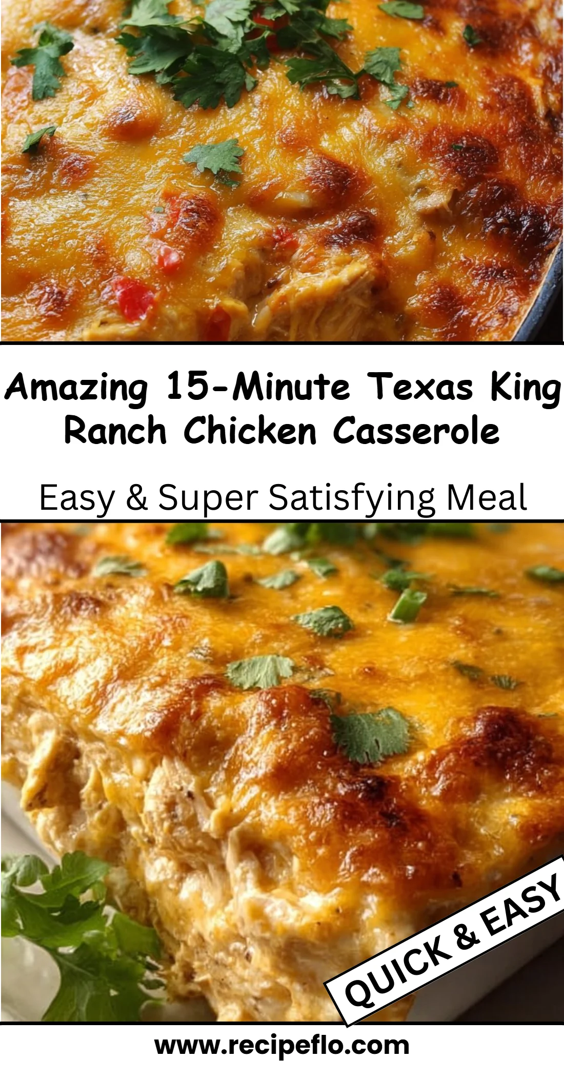 Amazing 15-Minute Texas King Ranch Chicken Casserole