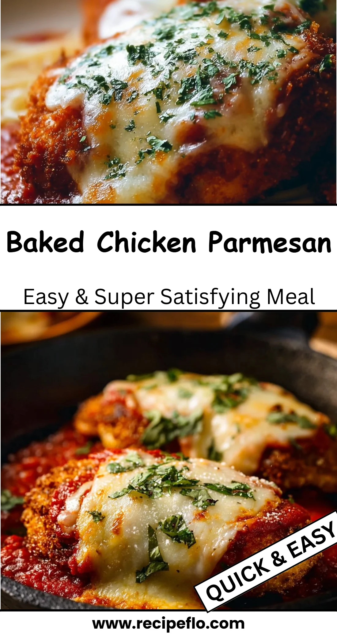 Baked Chicken Parmesan 4 Baked Chicken Parmesan