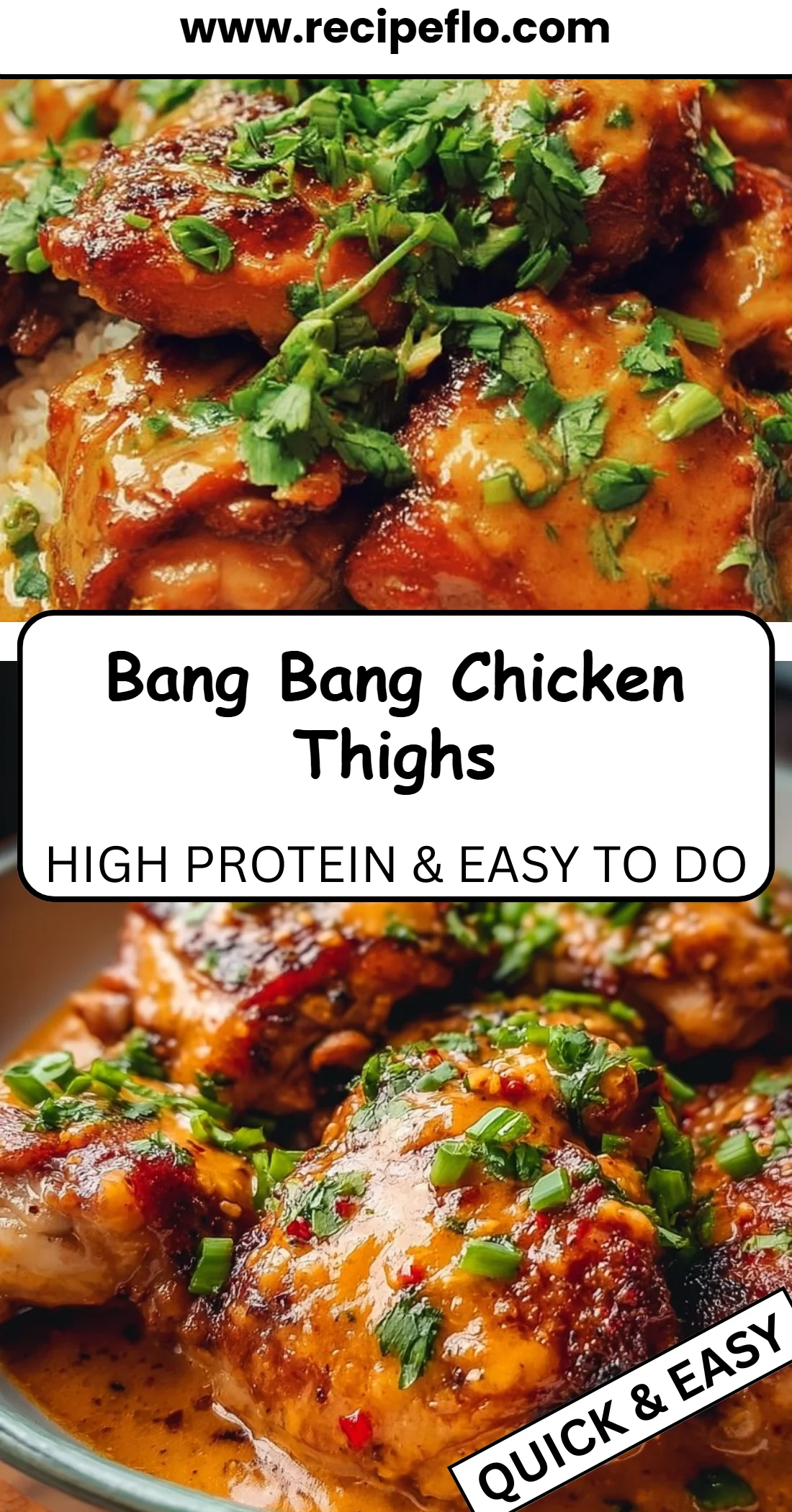 Bang Bang Chicken Thighs