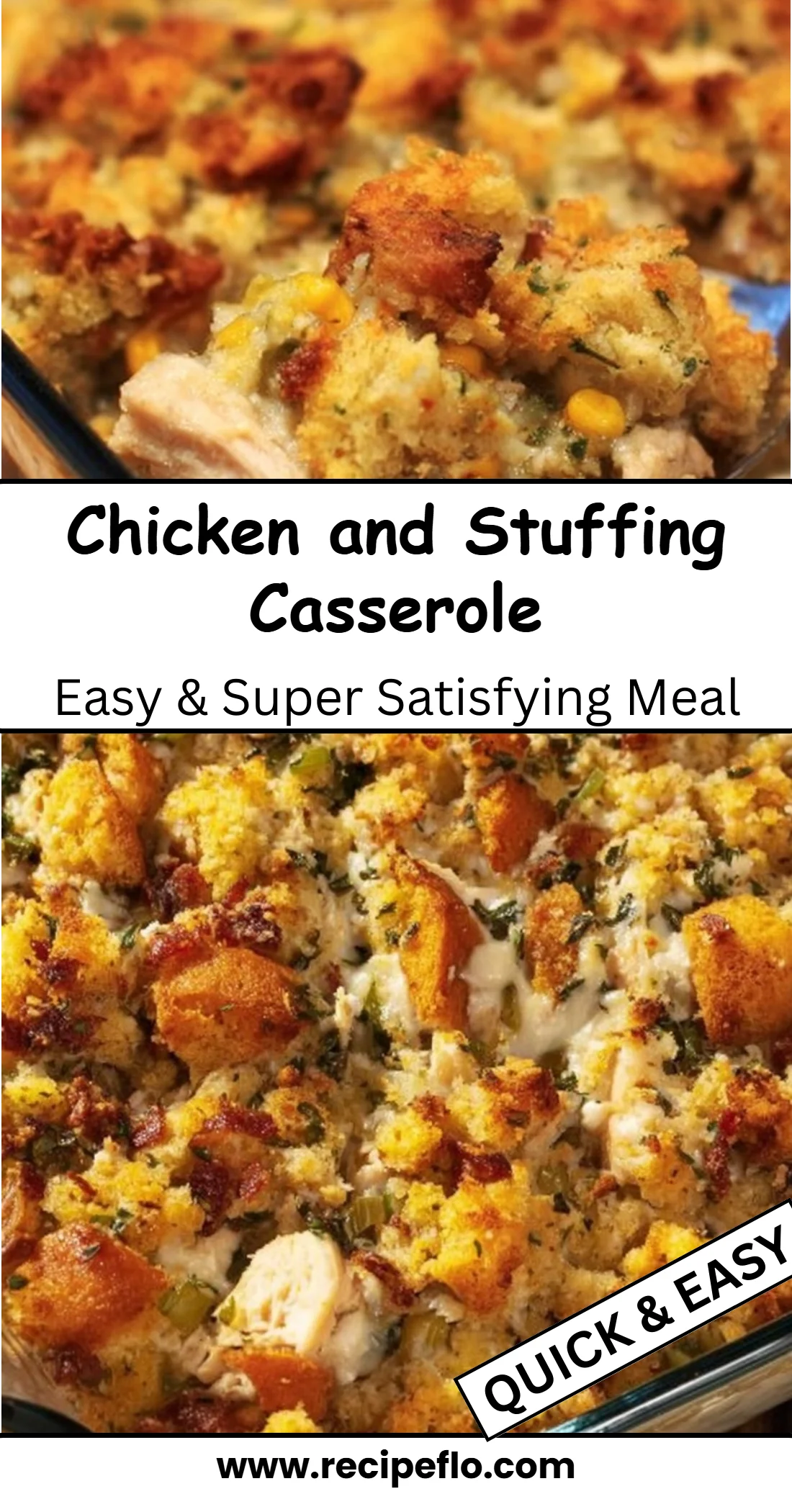 Chicken and Stuffing Casserole