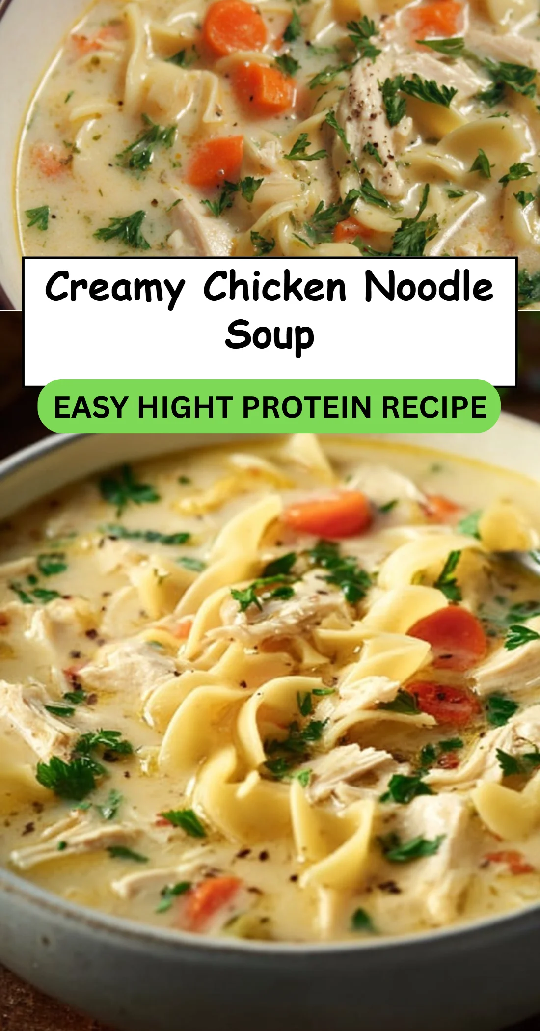 Creamy Chicken Noodle Soup