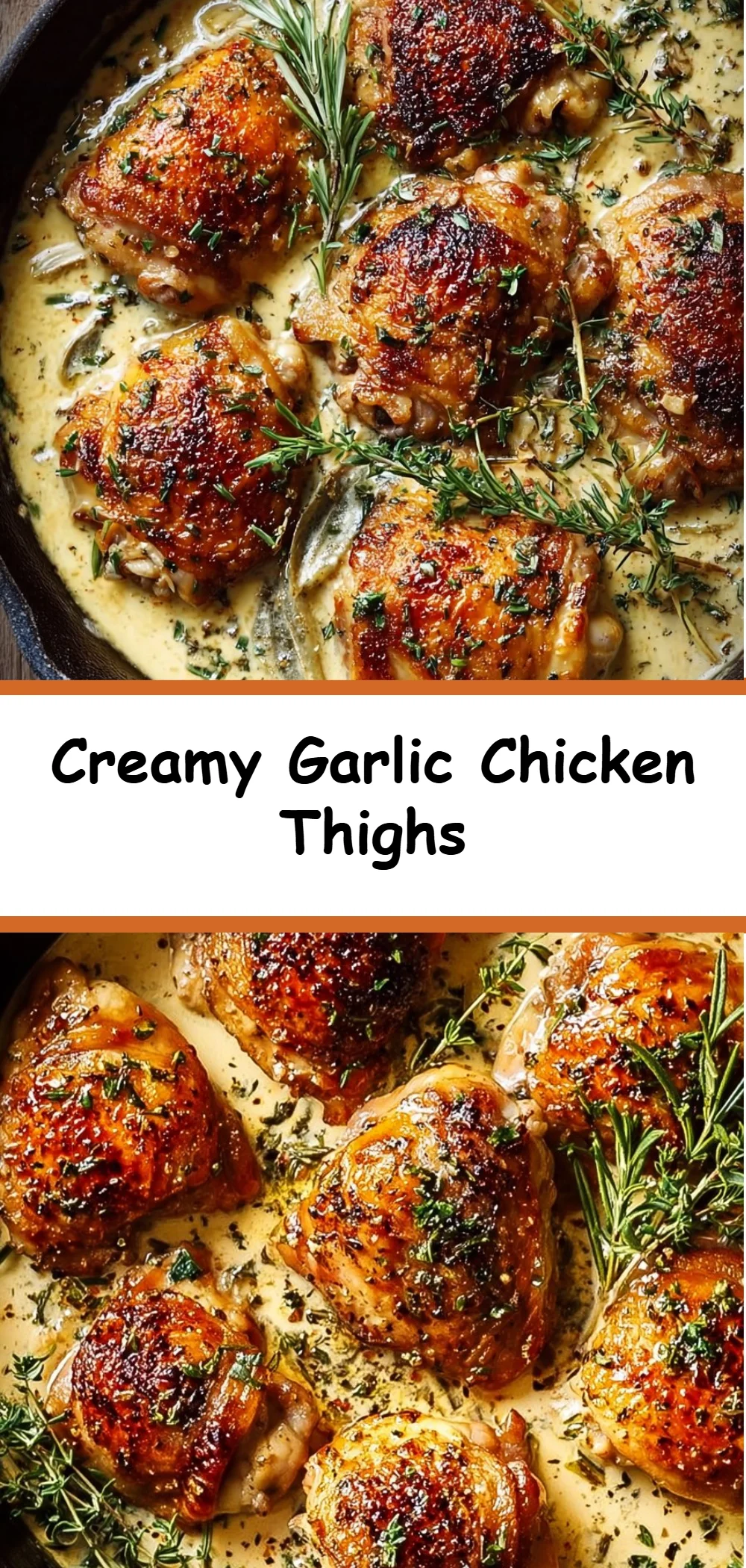 Creamy Garlic Chicken Thighs