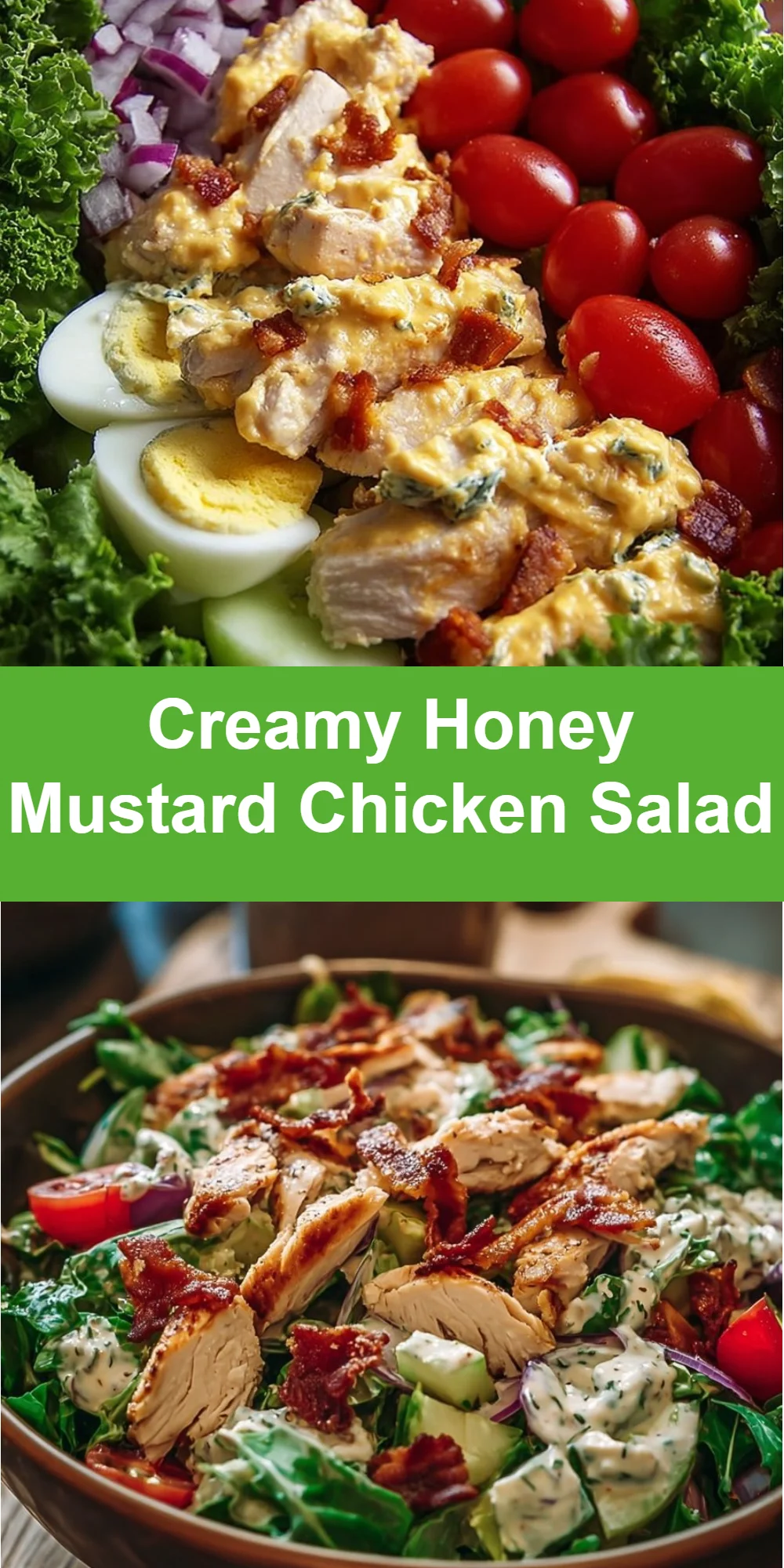 Creamy Honey Mustard Chicken Salad