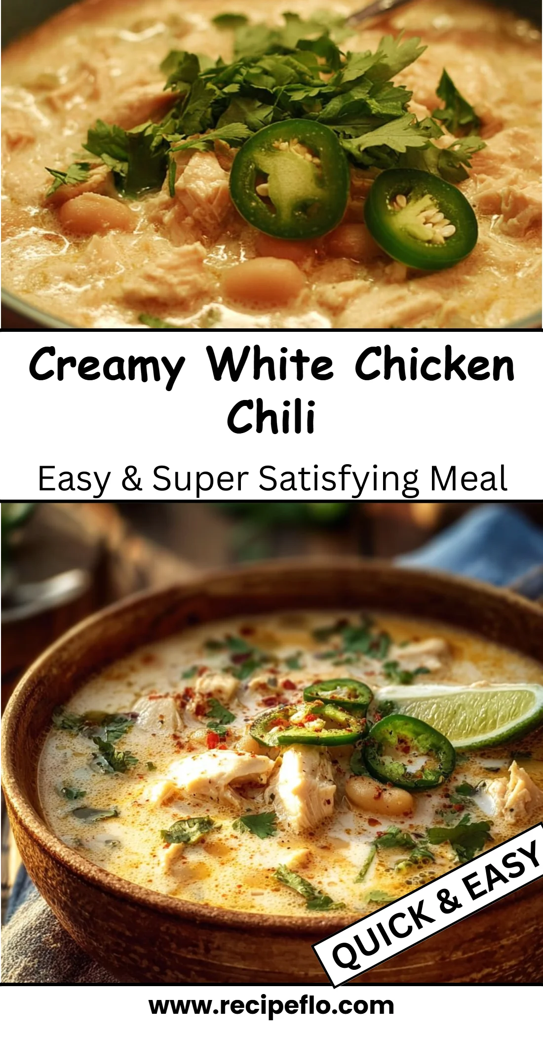 Creamy White Chicken Chili