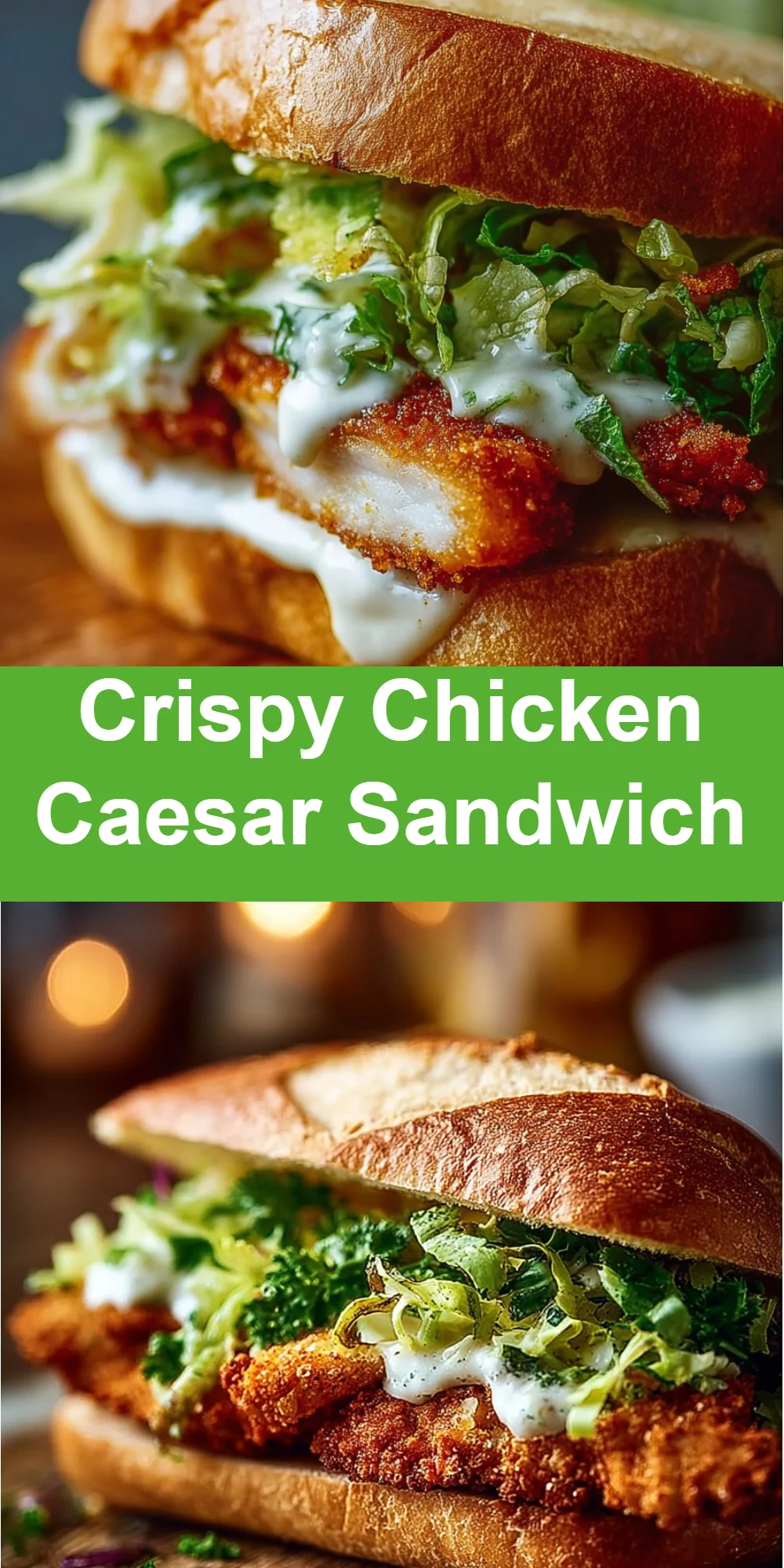 Crispy Chicken Caesar Sandwich