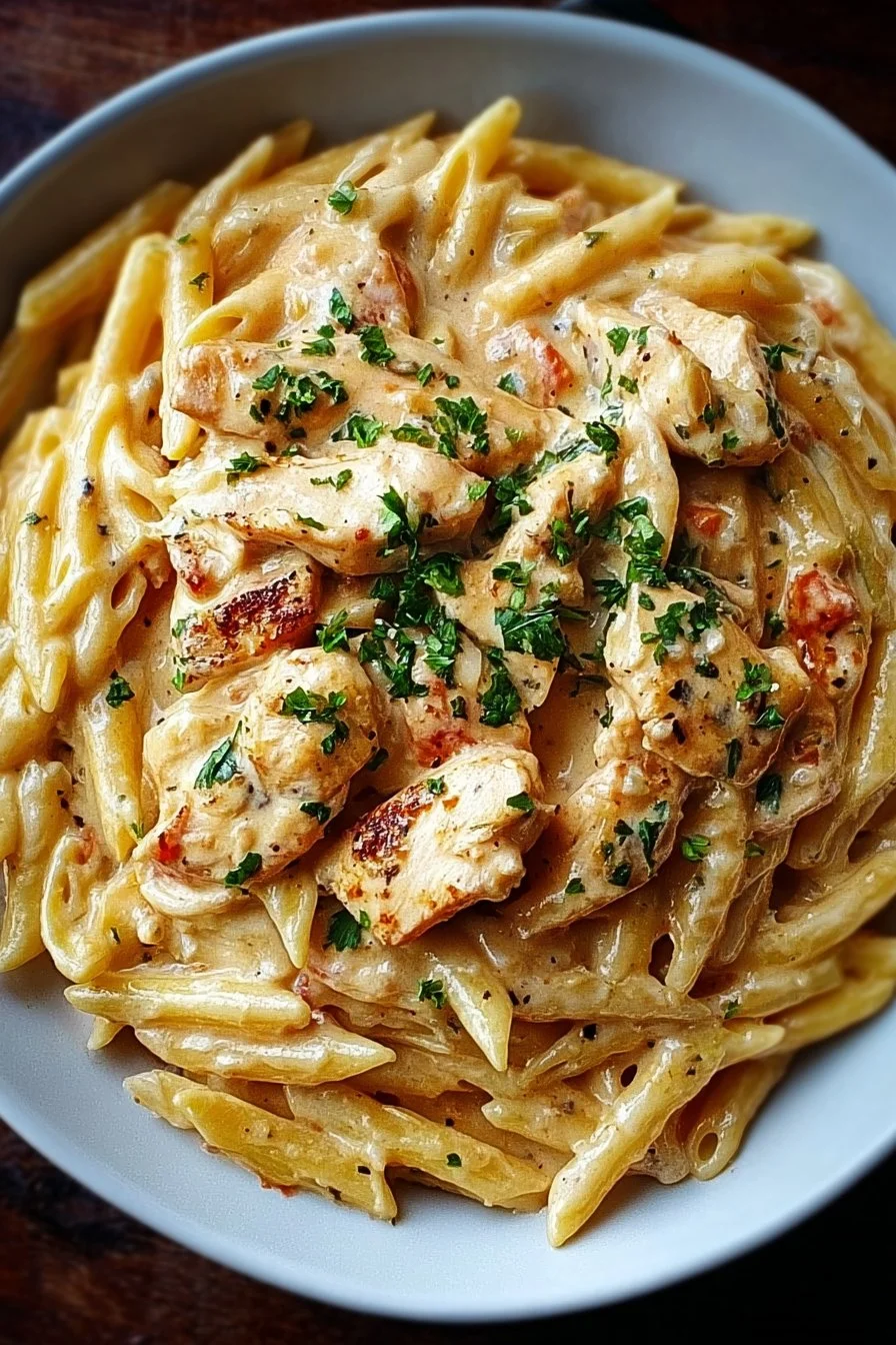Crock Pot Creamy Cajun Chicken Pasta