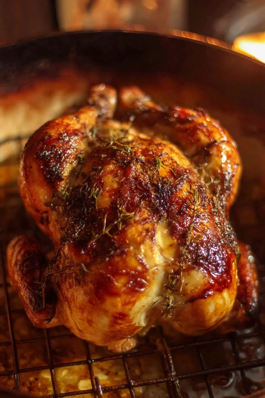 Dutch Oven Roasted Chicken