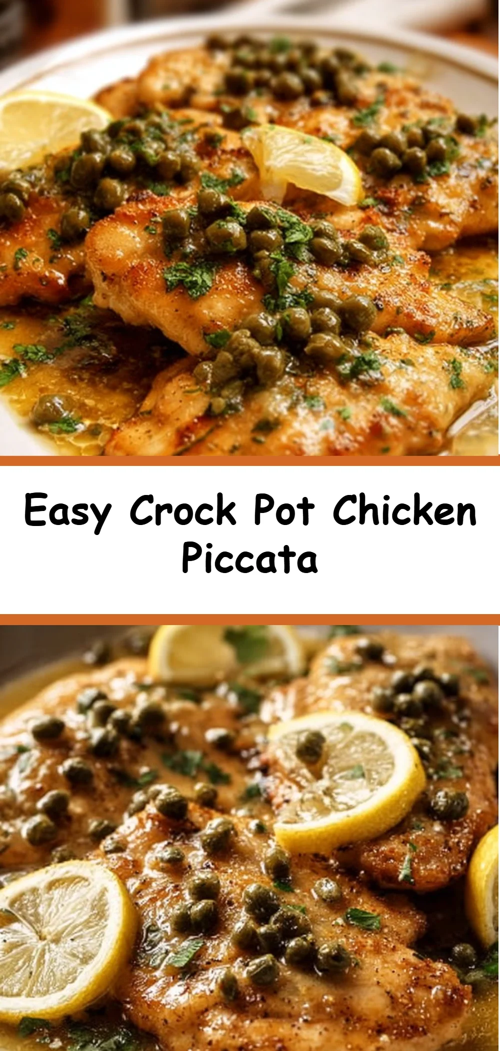 Easy Crock Pot Chicken Piccata