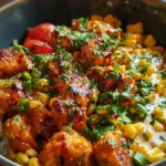 Delicious Easy Street Corn Chicken Bowl with vibrant ingredients