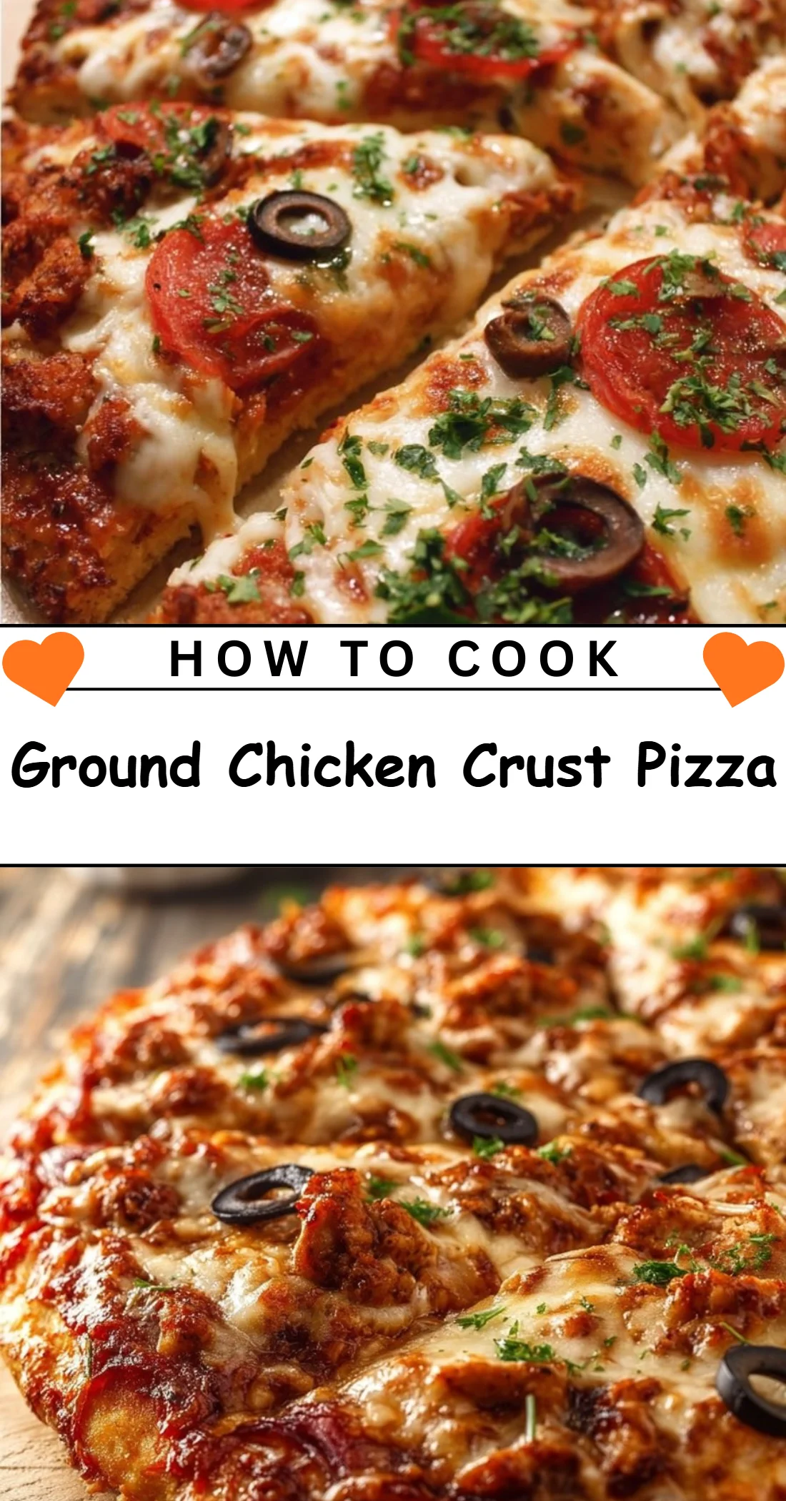 Ground Chicken Crust Pizza 4 Ground Chicken Crust Pizza