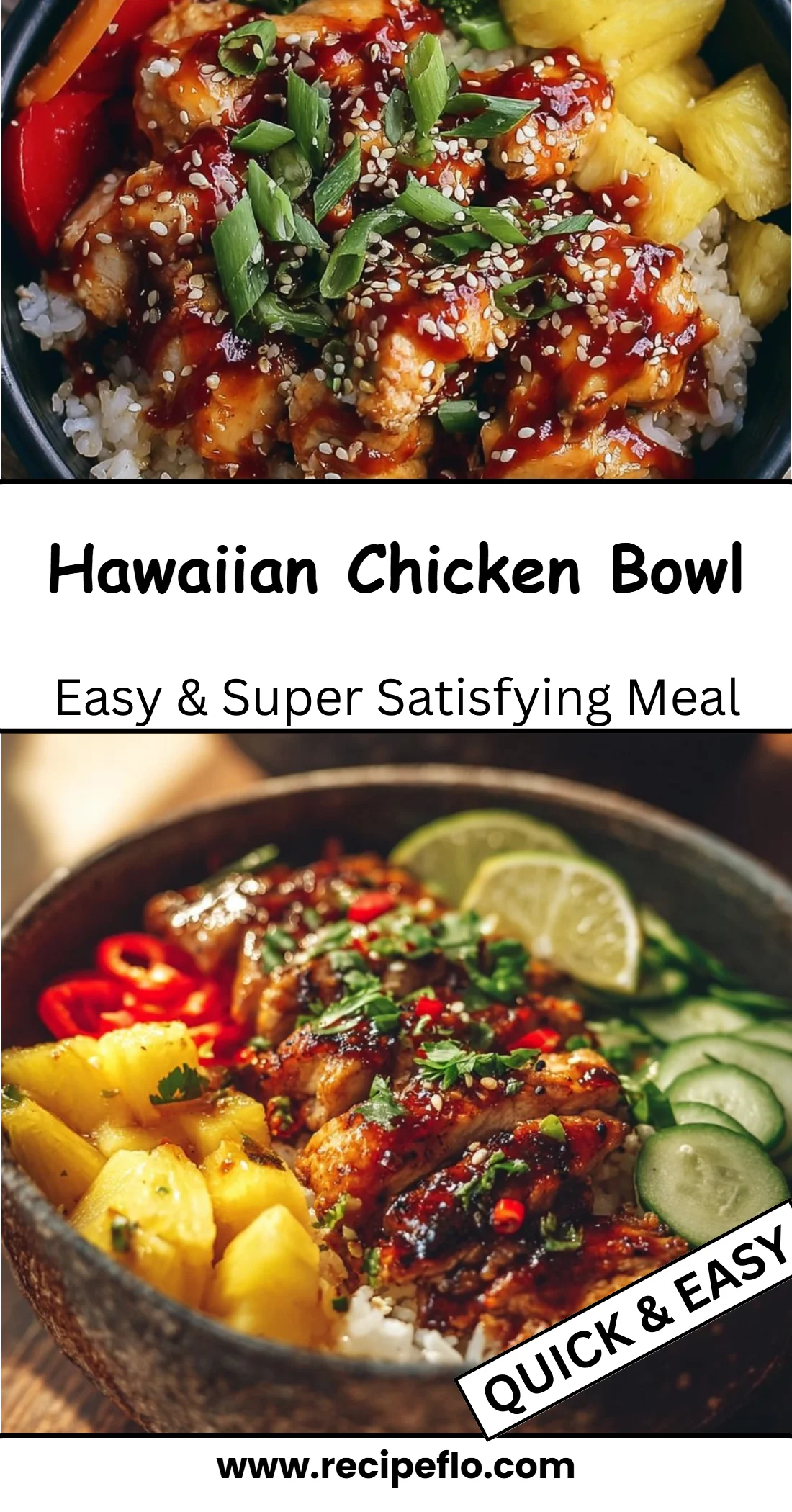 Hawaiian Chicken Bowl 4 Hawaiian Chicken Bowl