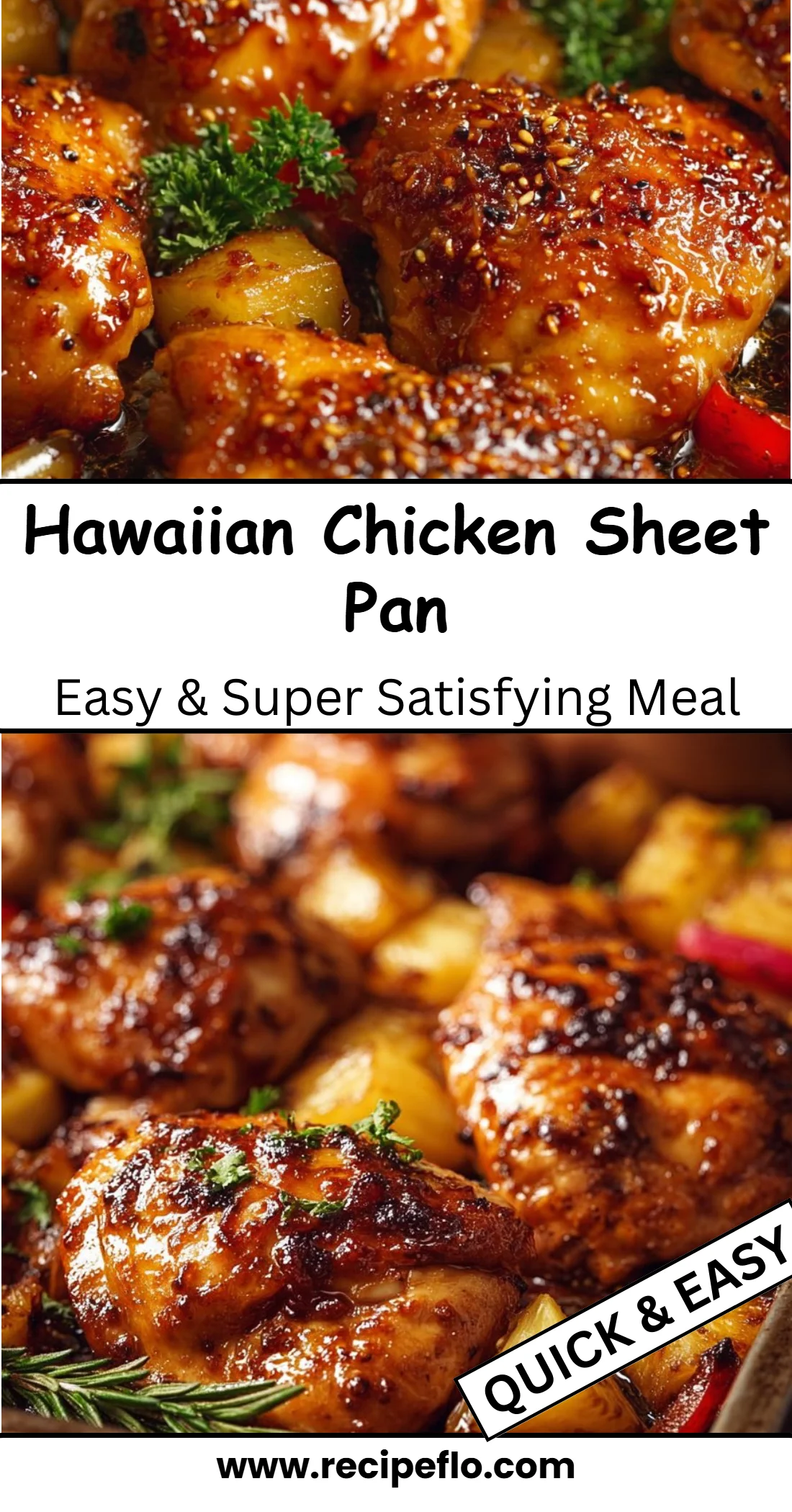 Hawaiian Chicken Sheet Pan