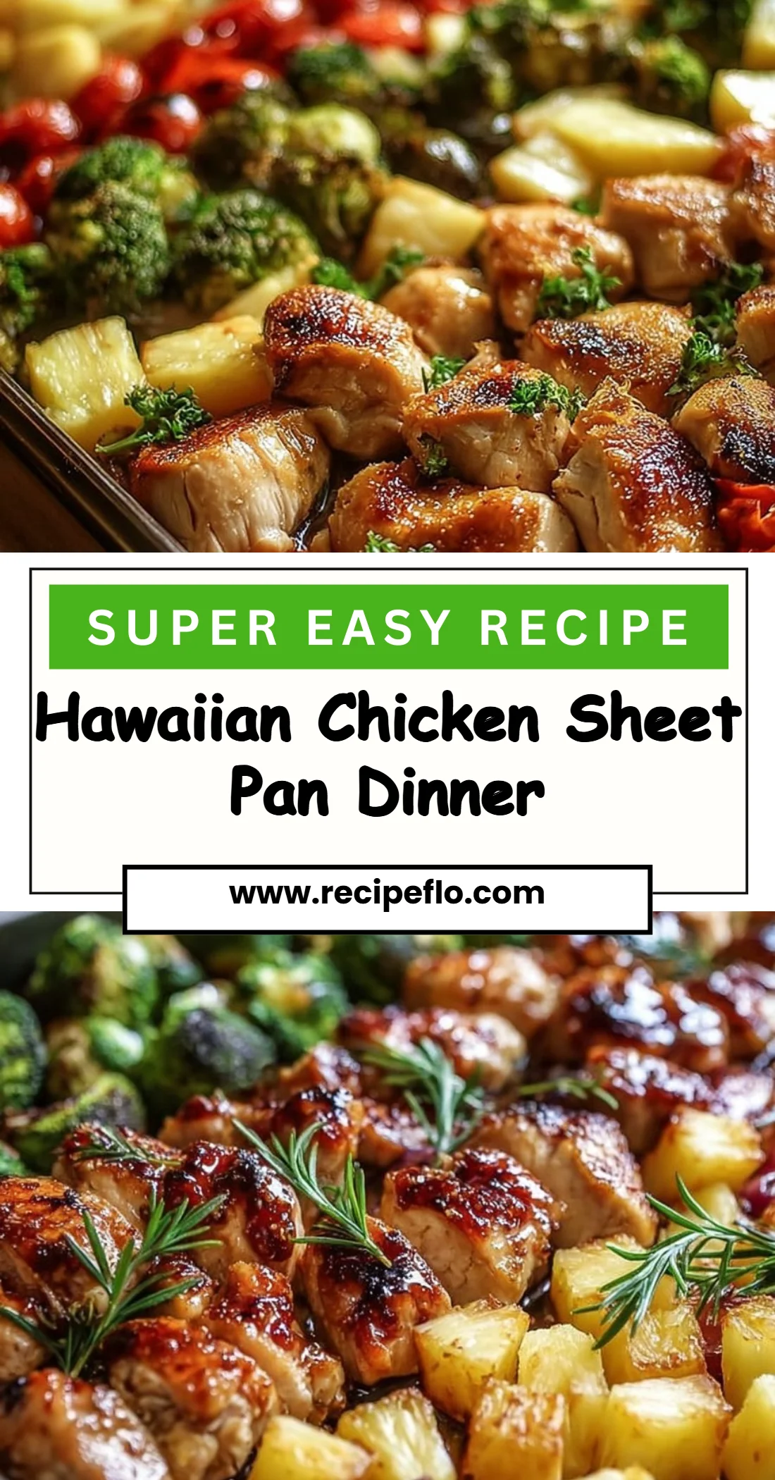 Hawaiian Chicken Sheet Pan Dinner 4 Hawaiian Chicken Sheet Pan Dinner