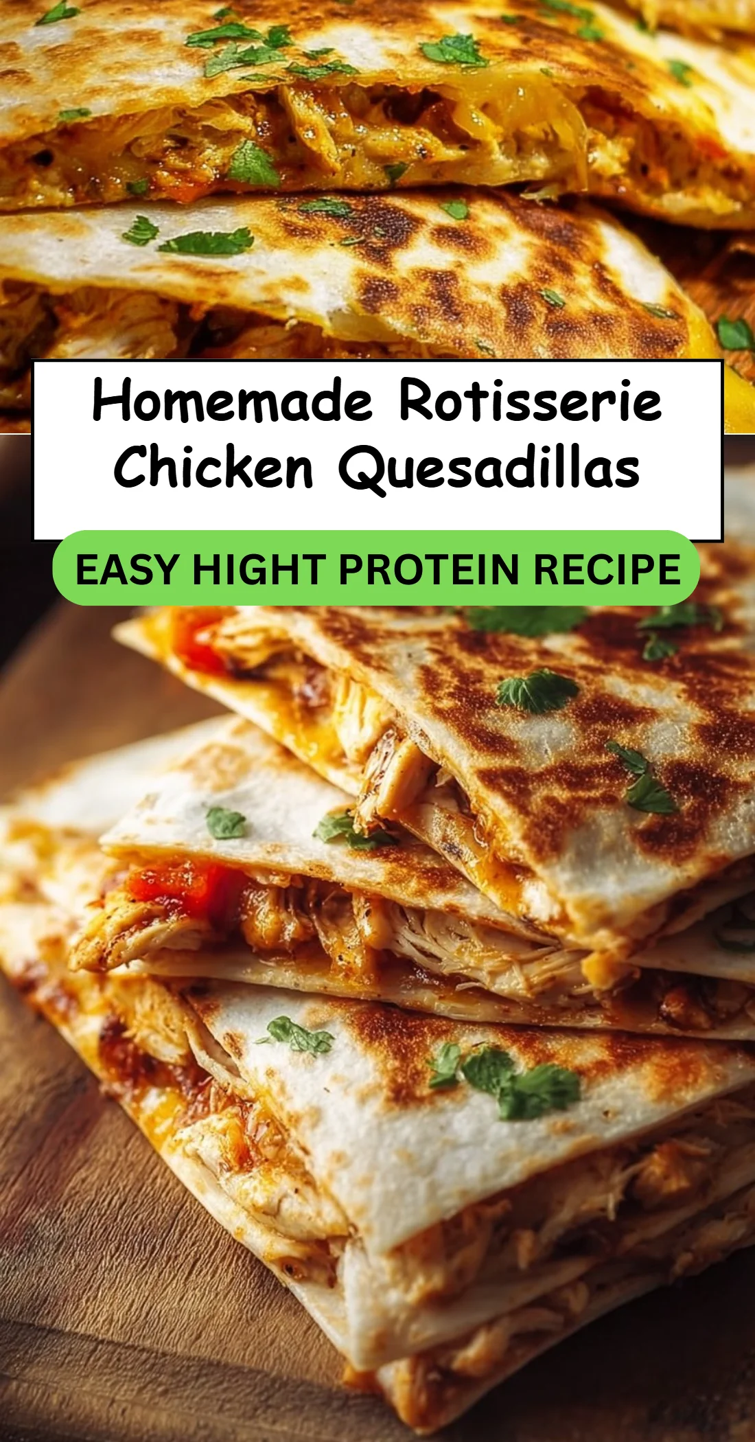 Homemade Rotisserie Chicken Quesadillas