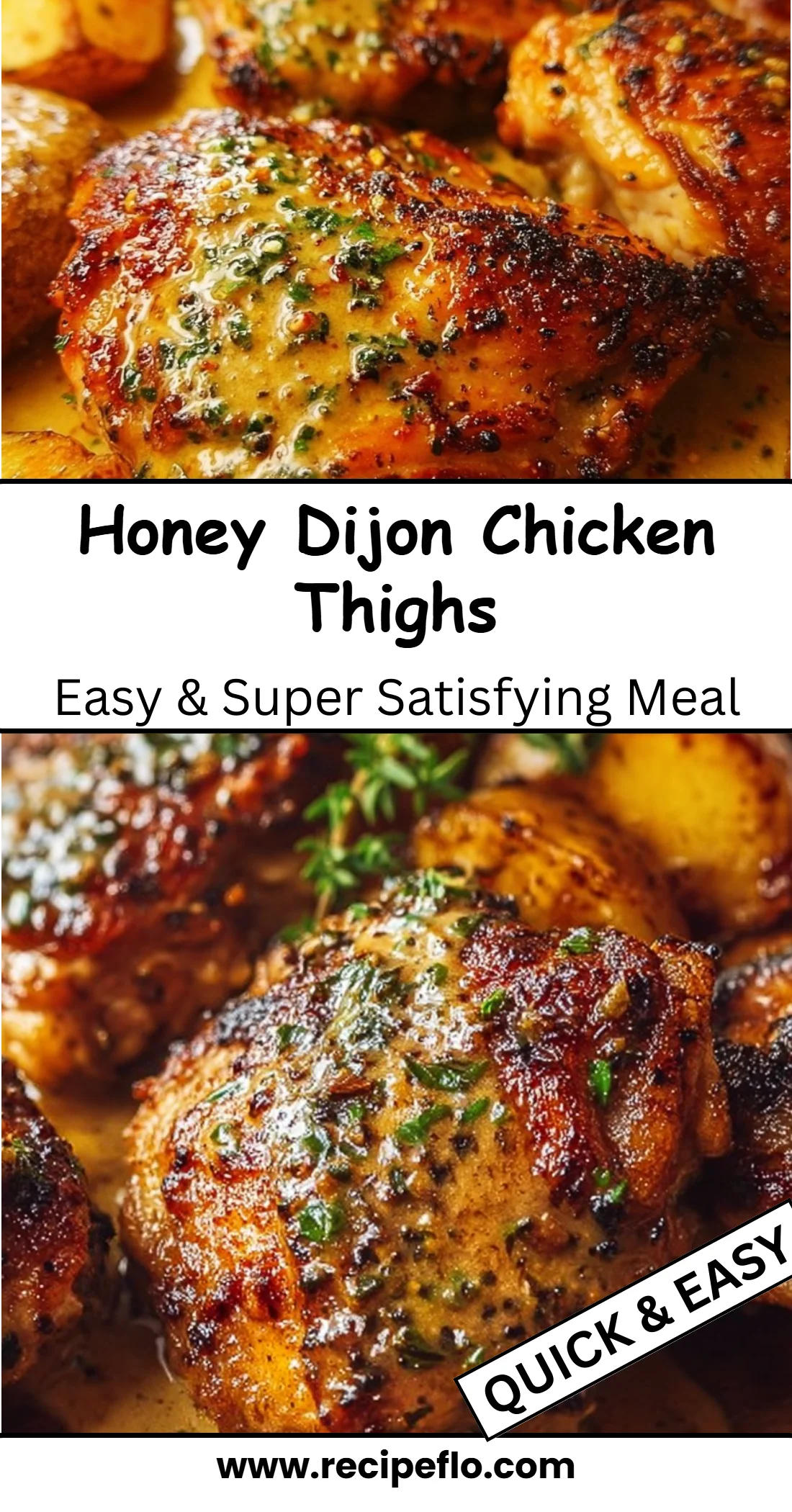 Honey Dijon Chicken Thighs
