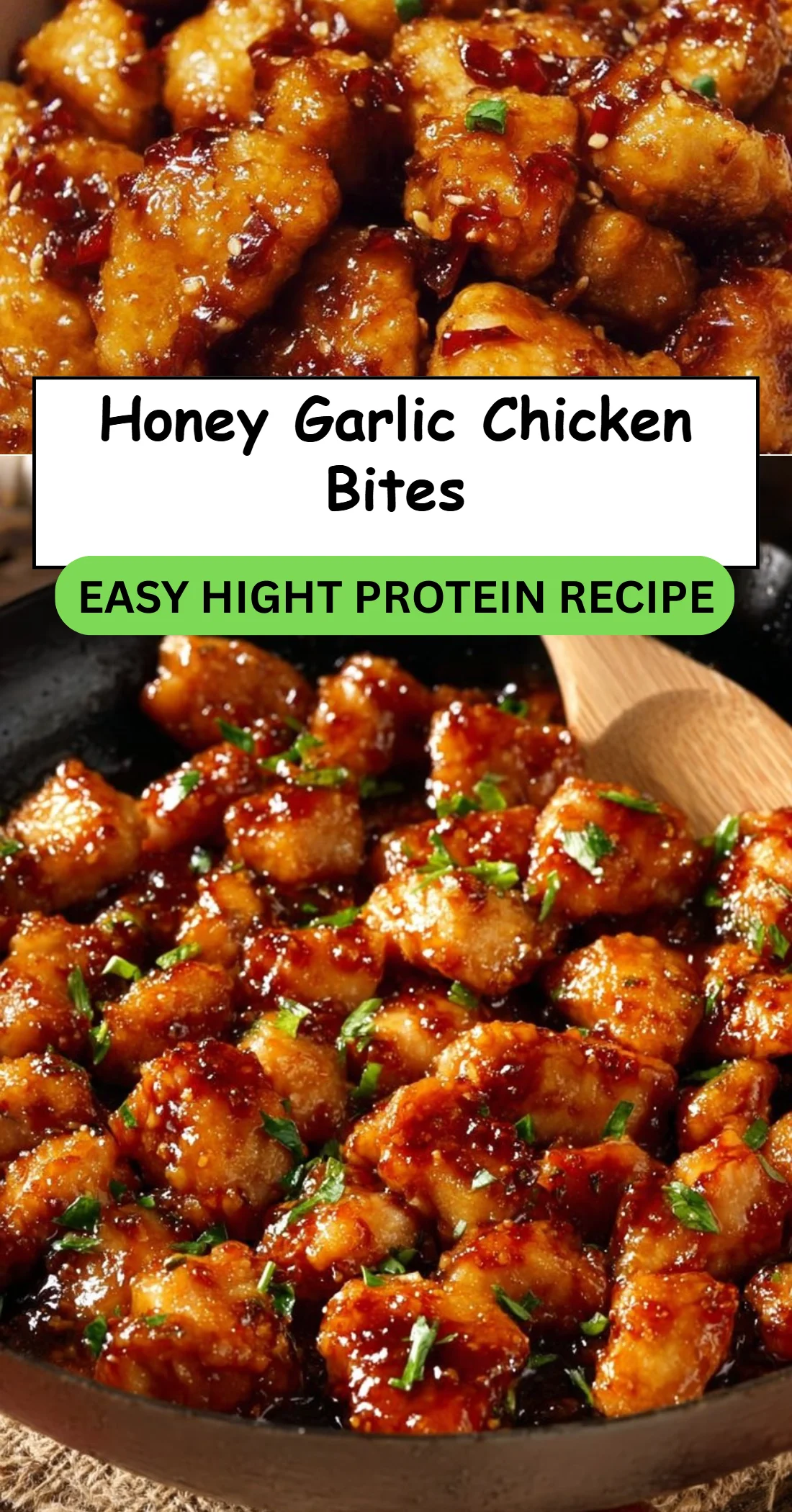 Honey Garlic Chicken Bites