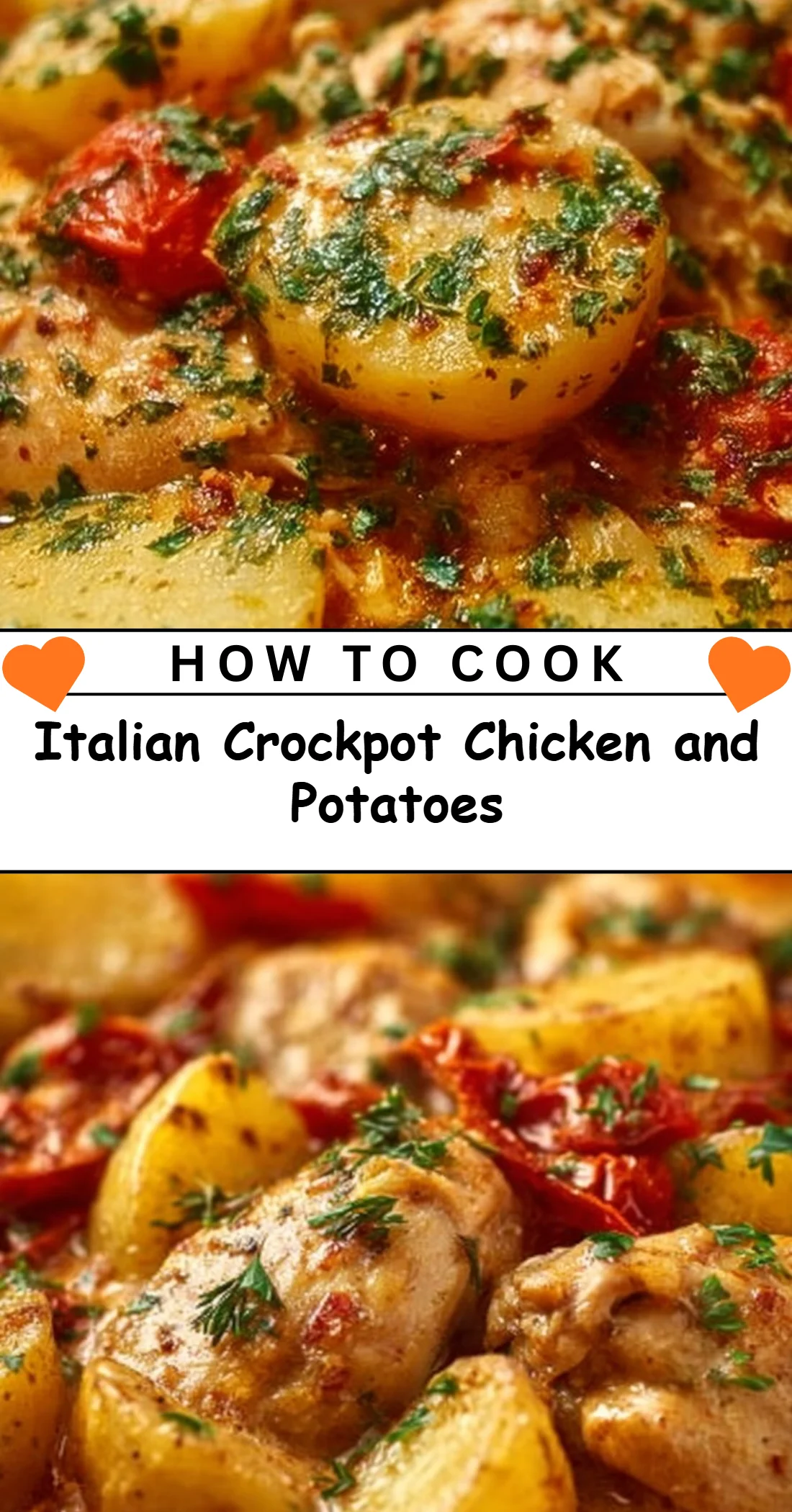 Italian Crockpot Chicken and Potatoes 4 Italian Crockpot Chicken and Potatoes