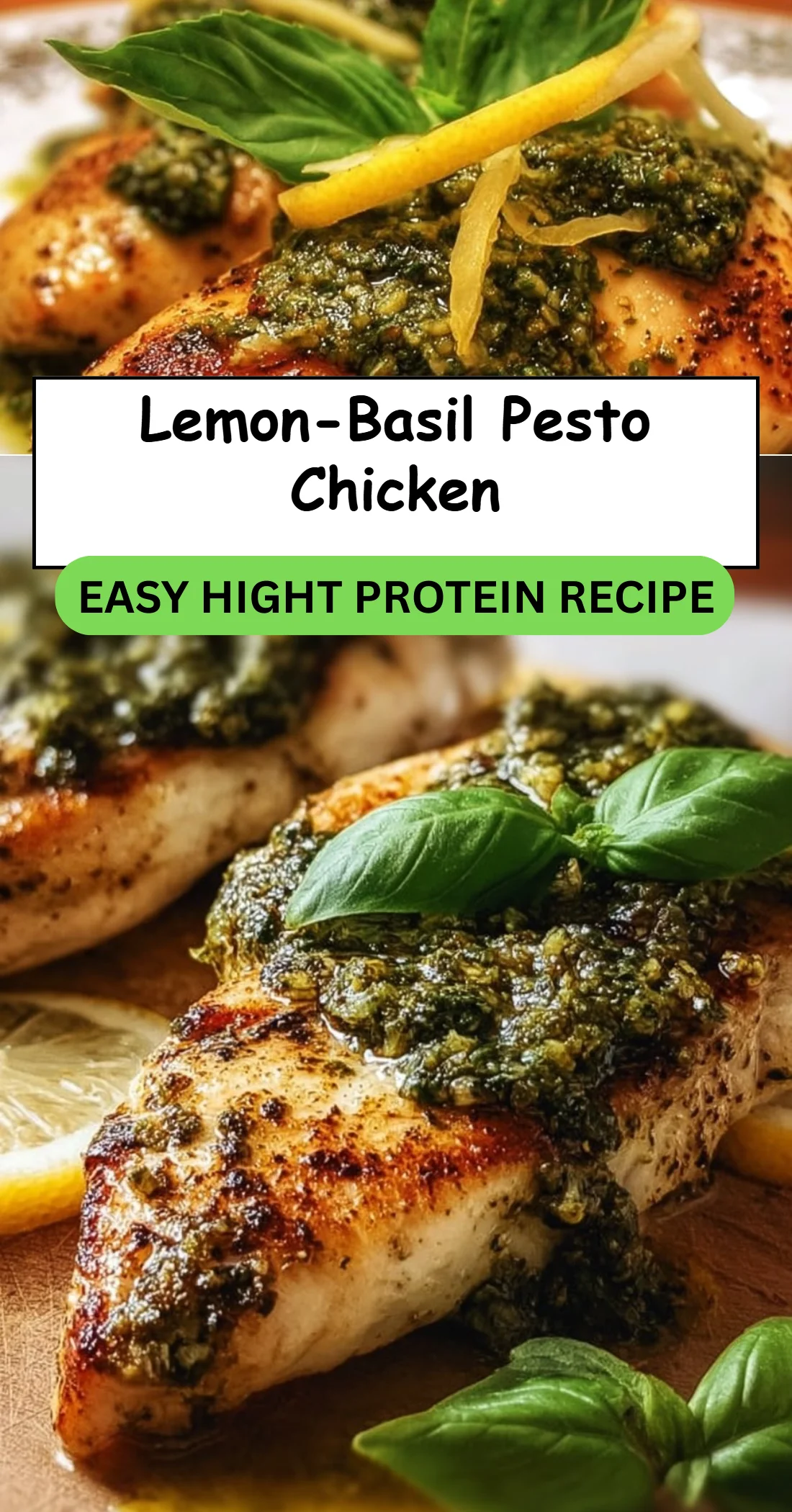 Lemon-Basil Pesto Chicken