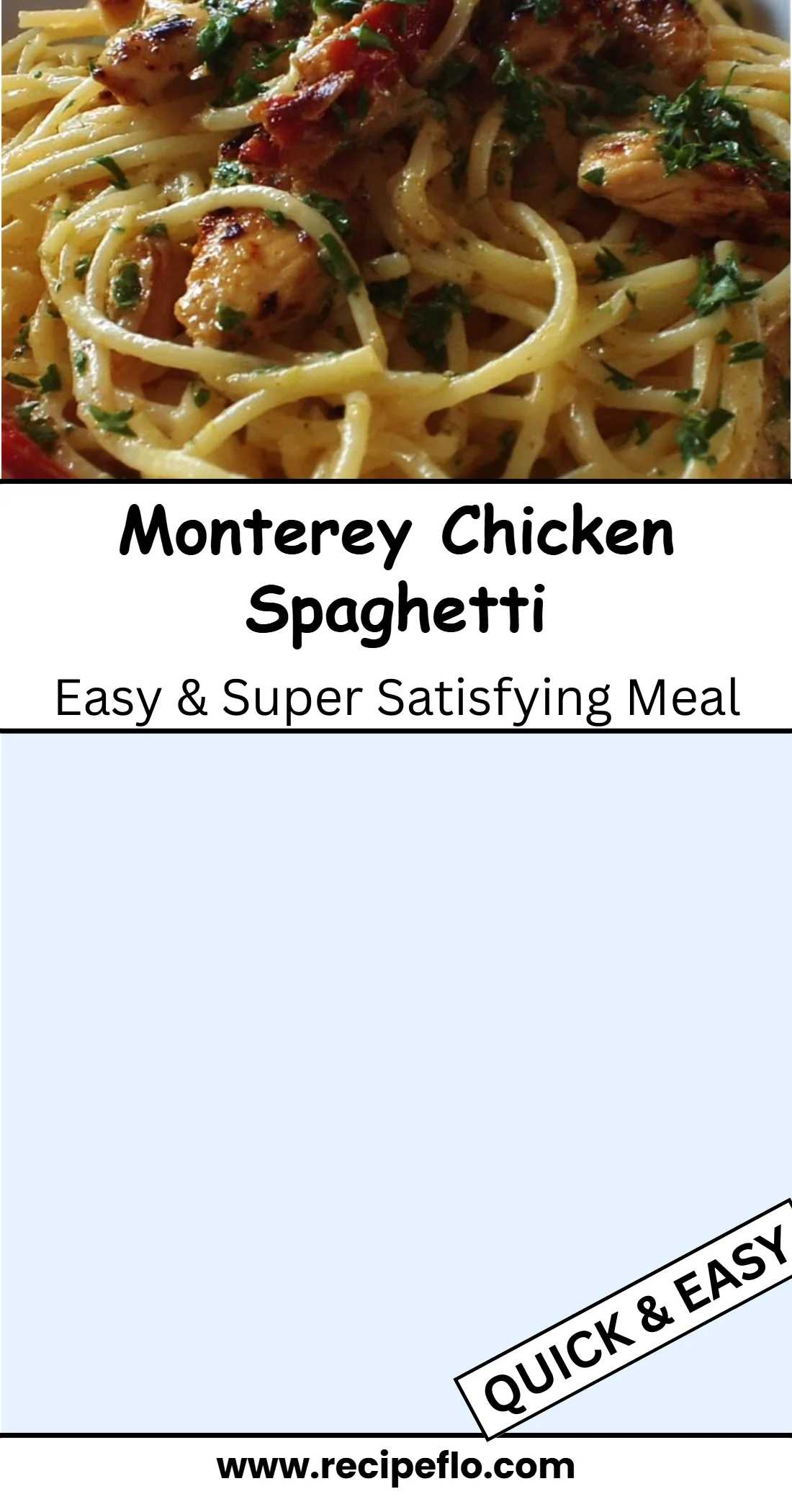 Monterey Chicken Spaghetti