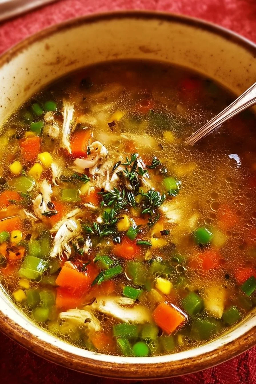 Nourishing Chicken Vegetable Soup