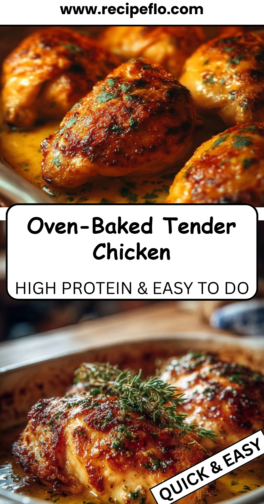 Oven-Baked Tender Chicken