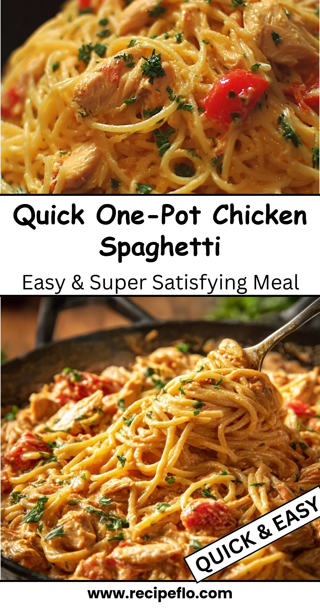 Quick One-Pot Chicken Spaghetti
