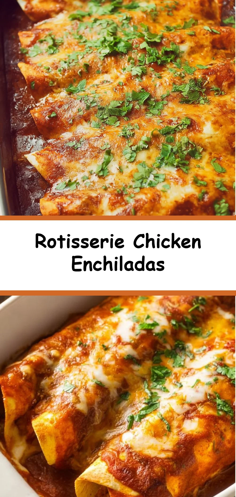 Rotisserie Chicken Enchiladas