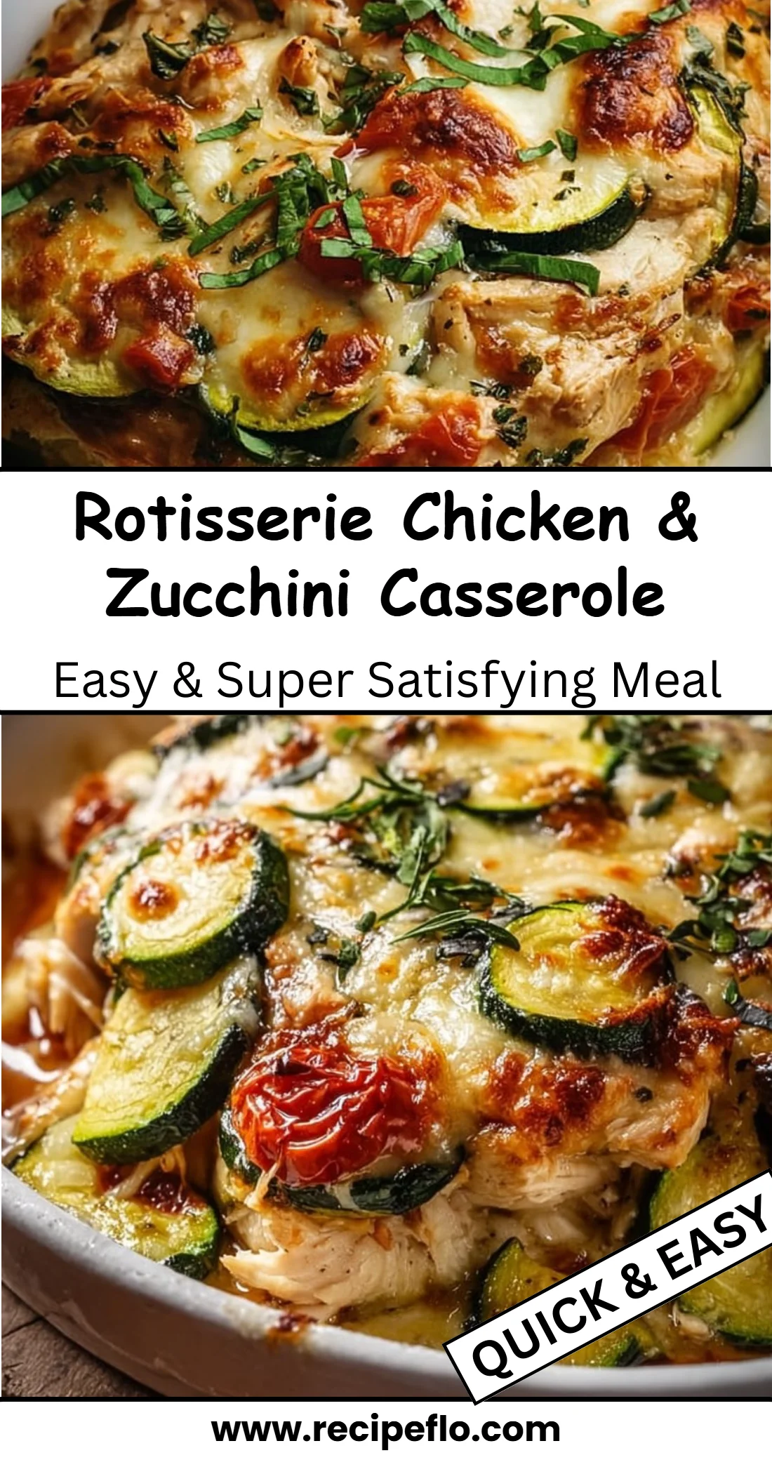 Rotisserie Chicken & Zucchini Casserole