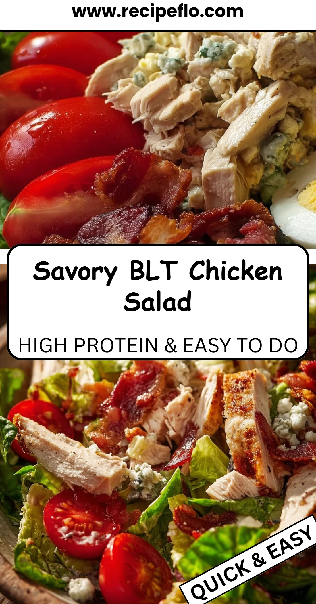 Savory BLT Chicken Salad