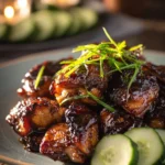 Delicious spread of Korean BBQ with marinated meats and colorful side dishes