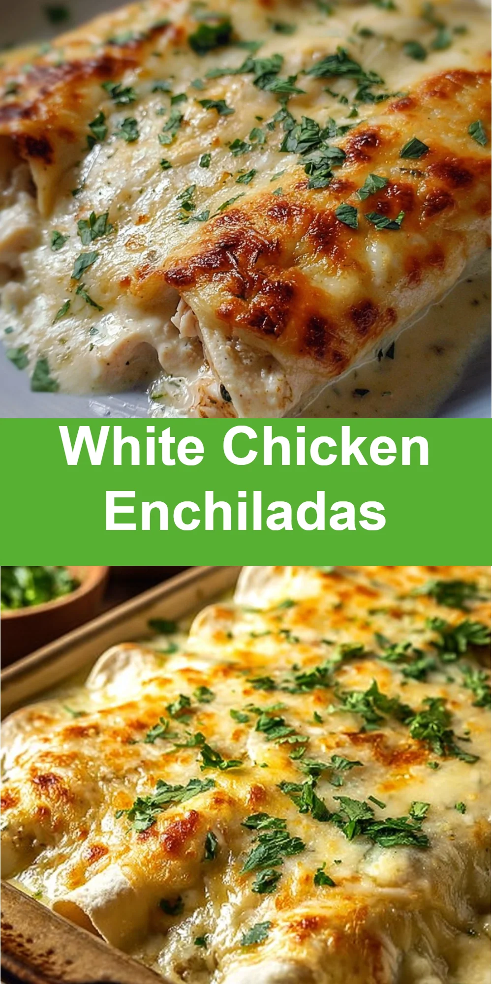 White Chicken Enchiladas